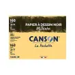 Papiers dessin mi - teintes 160g a4+ noir pochette 12f - Canson photo du produit