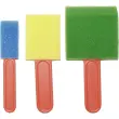 Lot de 3 pinceaux mousse plats Pinselfabrik 25 + 50 + 75 mm - Coloris assortis - Hans p maier gmbh photo du produit