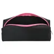 Trousses rectangulaires school "ecokids pop" noir zip fuchsia - Sign photo du produit