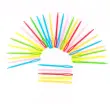 Aiguilles en plastique loolipo 7 x 0, 1 cm 32 pcs coloris assortis - Sodertex loolipo photo du produit