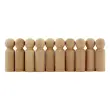 Personnages en bois loolipo 7 cm - 10 pcs - 1 coloris - Sodertex loolipo photo du produit