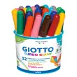 Lot de 32 feutres coloriage turbo giant pointe ogive 7.5mm - Giotto photo du produit