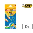 Crayon couleur kids tropicolors 12u 175mm mine resistante - Bic photo du produit