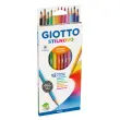 Crayon couleur stilnovo hexagonal 12 unit&eacute;s couleur vive - Giotto photo du produit