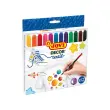 Etui de 12 feutres coloriage d&eacute;cor textil - Jovi photo du produit