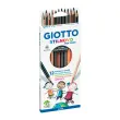 Etui crayons de couleur stilnovo bois de cedre 12 unités - Giotto photo du produit