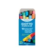 Boîte de 10 craies standard coloris assortis - Giotto photo du produit