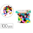 Pompons - tailles et coloris assortis - Sodertex loolipo photo du produit