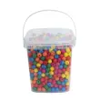 Perle bois ronde 10mm coloris assortis lot de 1100 perles - La francaise des couleurs photo du produit