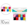 Bobines de fil loolipo polyester élastique 0, 5mm x 5ml 10 pcs - Sodertex loolipo photo du produit