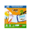 Crayon couleur kids multi - surfaces triangulaire 10 coloris - Bic photo du produit