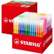 Maxi schoolpack carton de 240 feutres pointe moyenne trio a - z - Stabilo photo du produit
