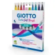 Pochette feutres turbo soft brush 10 unités assortis - Giotto photo du produit