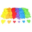 Coeurs en mousse eva loolipo adhesive 200 pcs tailles assorties - Sodertex loolipo photo du produit