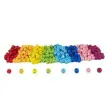 Perles en bois - alphabet - 1 x 1 cm - 500 pcs - 8 coloris - Sodertex loolipo photo du produit
