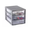 Module de rangement 3 tiroirs 36x26x25 cm poign&eacute;es ergonomiques - Fast photo du produit