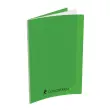 Cahier polypropylène piqûre Seyès - A4+ 70 g - 192 pages - Vert - Conquérant photo du produit
