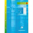 Feuillet mobile d&eacute;ficient visuel 21x29, 7 cm seyes noir - Clairefontaine photo du produit