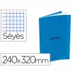 Cahier agraf&eacute; Sey&egrave;s - A4+ - 96 pages - Bleu - Conqu&eacute;rant photo du produit
