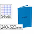 Cahier agraf&eacute; Sey&egrave;s - A4+ - 96 pages - Bleu - Conqu&eacute;rant photo du produit