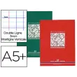 Cahier d'écriture piqûre 3 mm - A5+ 90g - 32 pages - Coloris aléatoire - Conquérant photo du produit