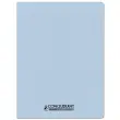 Cahier polypropylène piqûre - A4+ 90 g - 96 pages – Bleu pastel - Conquérant photo du produit