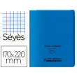 Cahier &agrave; rabat piq&ucirc;re Sey&egrave;s - A5+ 90 g - 140 pages - Bleu - Conqu&eacute;rant photo du produit
