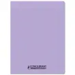 Cahier polypropylène piqûre - A4+ 90 g - 96 pages - Violet - Conquérant photo du produit