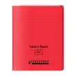 Cahier à rabat piqûre Seyès - A5+ 90g - 48 pages - Rouge - Conquérant photo du produit