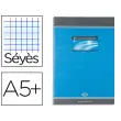 Cahier devoirs piqûre Seyès - A5+ - 48 pages - Bleu/gris - Conquérant photo du produit