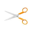 Ciseaux classic universels ambidextre 16 cm anneaux oranges - Fiskars photo du produit
