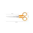 Ciseaux classic universels ambidextre 16 cm anneaux oranges - Fiskars photo du produit