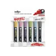 Marqueur marbel universel pointe ronde medium 4mm pastel 6 pcs - Darwi photo du produit