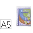 Lots 20 paires rabats adhesifs 22x27, 5 pour cahier polypro a4 - Riplast photo du produit