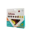 Lot de 200 gommettes pailletées automne mousse EVA 3,5 cm - 4 coloris - Sodertex loolipo photo du produit