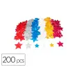 Etoiles loolipo mousse eva pailletée adhésive 2mm 200 pcs 6 coloris - Sodertex loolipo photo du produit