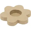 Bougeoir o'color carton a decorer forme fleur 10cm lot 5 unités - La francaise des couleurs photo du produit
