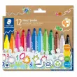 Feutres jumbo 328 coloris assortis pochette de 12 - Staedtler photo du produit