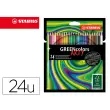 Etui de 24 crayons de couleur greencolors arty - Stabilo photo du produit