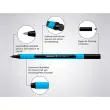 Stylos à bille slider edge m noir - Schneider photo du produit