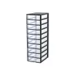 Tour de rangement 10 tiroirs empilable 36x26x81 cm - Fast photo du produit