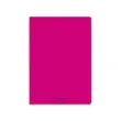 Cahier piqûre Seyès - A4+ 90g - 96 pages - Rose - Conquérant photo du produit
