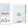 Cahier Duo 2 en 1 agrafé Seyès - A5+ - 96 pages - Incolore - Conquérant photo du produit