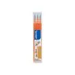 Recharge roller frixion clicker 0.5mm orange x3 - Pilot photo du produit