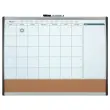 Tableau laque 3 en 1 notes planning liege effacable a sec - Nobo photo du produit