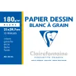 Poch dessin a grain 12f a4 180g - Clairefontaine photo du produit
