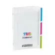 Cahier agrafe trio 3en1 polypropylene a4+ 96 pages seyes - Conquerant photo du produit