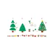 Sapin de noël sodertex géant en feutrine 95x77 cm avec accessoires - Sodertex loolipo photo du produit