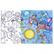 Rouleau de coloriages "espace" - 5 m - Clairefontaine photo du produit