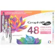 GRAPH'IT GO SET DE 48 MARQUEURS ACRYLIQUE COLORIAGE MYSTÈRE photo du produit